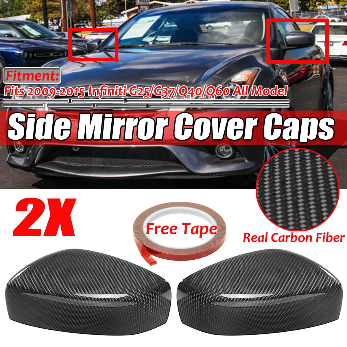 infiniti qx60 side mirror cover