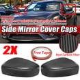 thumbnail image 1 of 1 Pair of Real Carbon Fiber Side Mirror Cover Caps, Left and Right Side, Fits 2009-2015 Infiniti G25/G37/Q40/Q60 All Model, 1 of 7