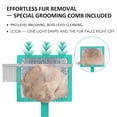 thumbnail image 4 of Slicker Brush for Dogs, Large Long Pin Dog Grooming Brush for Doodles Goldendoodles Poodles Labradoodle Bernedoodles, 3 Pcs Wooden Handle for Mats Tangles - Green, 4 of 8