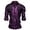 w93 Purple217, variant on Men Shirts Silk Long Sleeve Button Down Floral Embroidery Printed Solid Color Fashion Top With Unique Design Comfortable Breathable Turndown Collar Casual Dress Shirt Party Blouse,Red,XXL