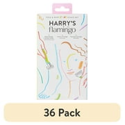 (36 pack) Harry's and Flamingo Pride Face and Body Shaving Razor Set, 4 Piece