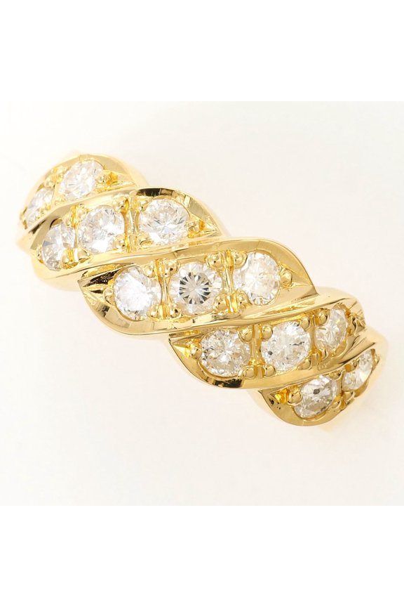 Pre-Owned 18K (18-karat) Yellow Gold Ring with 1 Diamond (1.00ct), Certificate of Authenticity,...