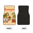 thumbnail image 2 of Disketp Gnomes Happy Thanksgiving for Crystal Velvet Car Mats Four-Piece Set,All-Season Automotive Protection, Vehicles, Cars, Trucks, and SUVs,Anti-Slip Design, 2 of 7