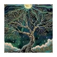thumbnail image 4 of WYYP Fantasy Art Square Fitted Table Cloths 100% Polyester Fiber 46*46, 4 of 8