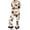 A05 Beige, variant on Cute Fall Pajamas For Women Set Fashion Funny Xmas Graphic Loose Casual Winter Collar Long Sleeve Button Up Sleepwear Pant Soft 2 Piece Outfits Loungewear Sets