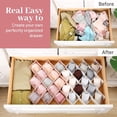 thumbnail image 4 of Sock Drawer Organizer for Dresser, Honeycomb Underwear Dividers for Women, Panty Separator for Bras, Socks, Belt and Leggings (12pcs.Pink), 4 of 6