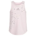thumbnail image 5 of Girls 7-16 adidas Curved Hem Tank Color: White Multi Size: LARGE, 5 of 5