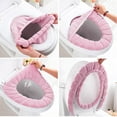 thumbnail image 4 of Manunclaims Soft Acrylic Fiber Stretchable Toilet Lid Cover, Multicolor 4 Pieces, 4 of 8