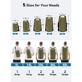 thumbnail image 2 of Bolsa impermeable HEETA de 5 litros con silbato de emergencia, color verde oscuro, 2 of 7
