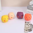 thumbnail image 2 of Latex Pet Sounding Ball Toy Colorful Cute Cartoon Pig-head Shape Bite-resistant Molar Tooth Cleaning Toys For Medium Large Dogs, 2 of 7