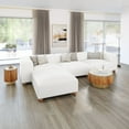 thumbnail image 4 of Tayte Sofa White Sofa, Modern Style, Seats up to 3, Poplar Wood, Indoor Living, 4 of 5