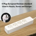 thumbnail image 3 of "Premium 10A 2200W Outdoor Extension Cord with Multi-Socket & Waterproof Cover for Home & Workshop Use", 3 of 7