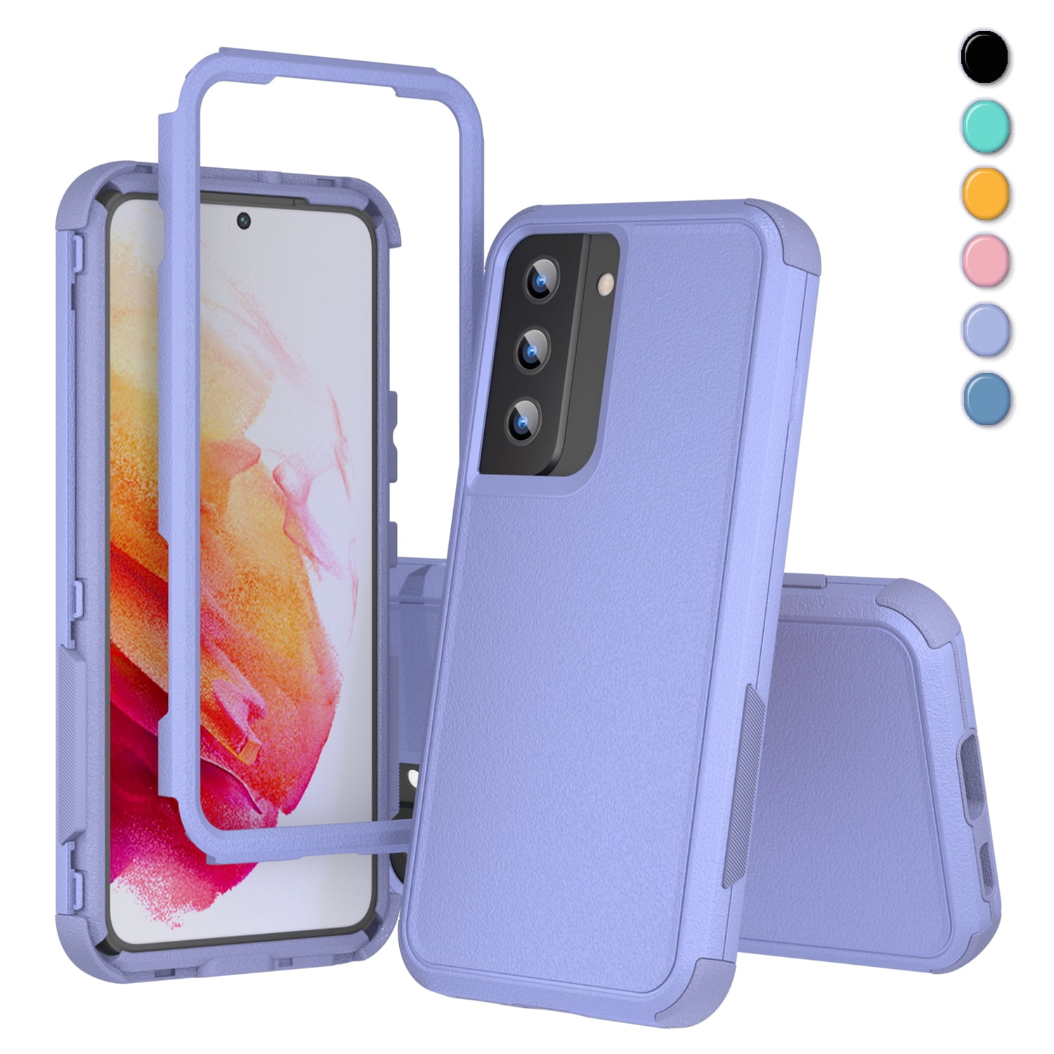  CIOMIO Gradient Magnetic Samsung Galaxy S22 5G Phone Case,  Compatible with MagSafe, Upgraded Camera Lens Film Protection Shockproof  Matte Cases for Galaxy S22 6.1 (Purple Gray Gradient) : Cell Phones 