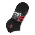 thumbnail image 2 of 8 or 16 Pairs Women's Ecko Low Cut No-Show Cotton Ankle Sports Socks (Black, 8 Pack), 2 of 2
