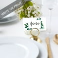 thumbnail image 2 of Koyal Wholesale Tropical Monstera Leaves Place Cards for Wedding Party Tables, Seating Place Cards for Holders, 60 Pack, 2 of 5