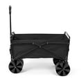 thumbnail image 3 of Seina Collapsible Steel Frame Folding Utility Beach Wagon Outdoor Cart (2 Pack), 3 of 4