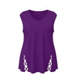 thumbnail image 5 of BUIGTTKLOP Plus Size Tank Tops for Women Sleeveless Shirts Casual V Neck Top Soft Breathable Lightweight Tanks, 5 of 8