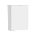 thumbnail image 5 of Kaplar 33" Wide x 23" Deep folding Table with Four Shelves, Floating Table, Retractable Table, Floating Desk, Ironing Table White, 5 of 8
