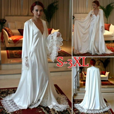 

Women Satin Bridal Robe Wedding Bridal Trousseau Sleepwear