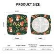 thumbnail image 5 of Fuzoiu Forest Squirrel Print Square Cushion Cover,Couch Cushion Covers, Stretch Seat Slipcover for Dining Chairs, Banquets, and Home Decor-Four Pieces, 5 of 7