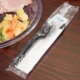 thumbnail image 4 of 100 Plastic Cutlery Packets - Knife Fork Spoon Napkin Salt Pepper Sets | Silverware Individually Wrapped Kits, Bulk Utensil Set Disposable To Go, 4 of 4