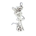 thumbnail image 1 of Sterling Silver 16" 1mm Box Chain 3D Fairy With Flowers Pendant Necklace, 1 of 2