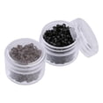thumbnail image 1 of 1000 piezas de anillos forrados de silicona, micro de tubo para extensiones de cabello , bucle Baoblaze micro perlas forradas de silicona, 1 of 8