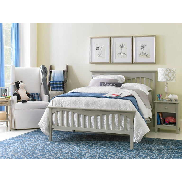 Ti Amo Lena Full Size Bed Misty Grey Gray