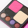 thumbnail image 3 of Caja de polvo cosmético para sombra de ojos, paleta mate con purpurina de 32 colores (serie de flores rojas), 3 of 3