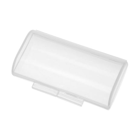 Image of Battery Storage Case Holder Transparent For 2 xAAA Battery Capacity