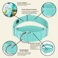 thumbnail image 7 of Country Brook Petz® 1 1/2 inch Light Cyan Martingale Heavyduty Nylon Dog Collar, Large, 7 of 7