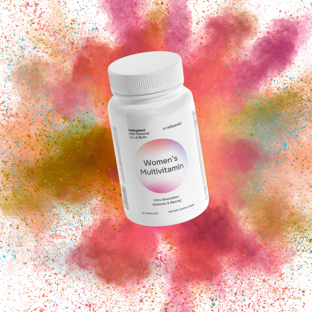 Womens Methylated Multivitamin Multimineral Horsetail, Iron, Biotin Complex with L Methylfolate for Ultra Absorption