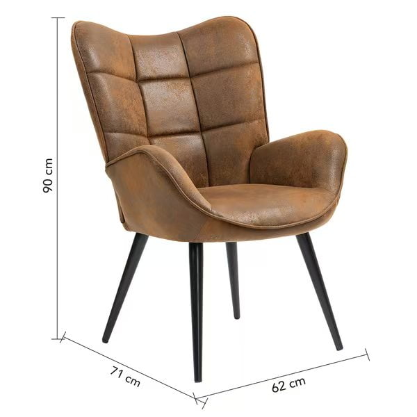 Garvee Upholstered Chairs for Dining Table, Mid Century Faux Leathern Kitchen Chairs with Metal Legs, Farmhouse High Back Dinning Chair for Kitchen, Dining Room, Living Room, Restaurant Light gray