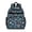 Dinosaur and Rainbow, variant on Dinosaur and Rainbow Navy Pattern Backpack for School, Cute School Bag with Adjustable Shoulder Straps and Padded Back, 15.25"x11.5"x5.25"