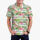 thumbnail image 1 of Fotbe Tropical Flamingo Camiseta Polo de Golf para Hombre con Estampado – Camisa Deportiva Transpirable con Cuello Abotonado-Small, 1 of 6