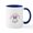 White/Navy Inside, variant on CafePress - Babys 1St Easter Mugs - 11 oz Ceramic Mug - Novelty Coffee Tea Cup
