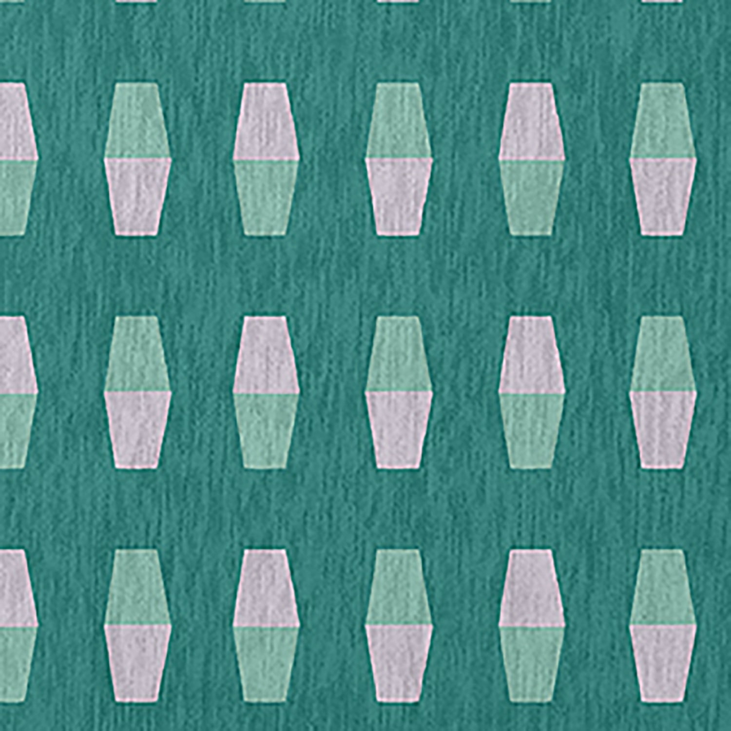 Simply Daisy 3' x 5' Desert Turquoise Bowling Pins Indoor/outdoor Rug