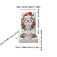 thumbnail image 3 of SASHENHG Christmas Stretch Chair Cover Removable And Washable Dining Chair Cover Christmas Decoration Home Decoration Dining Chair Cover Suitable For Kitchen Hotel, 3 of 6