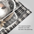 thumbnail image 3 of 2 Pack Wet Dry Bags,Dark-themed Straw Doll Waterproof Reusable Dual Zipper Bags for Swimwear, Gym Clothes, Toiletries, Baby Diapers, 3 of 8