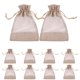 thumbnail image 1 of 10 bolsas de almacenamiento con ventana transparente, pequeñas bolsas organizadoras para guardar joyas, bolsas con cordón., 1 of 7