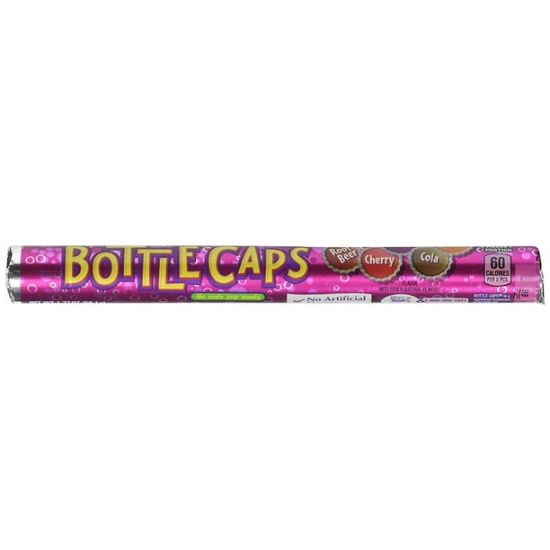 Nestle Bottle Caps Soda Pop Candy, 24 ea