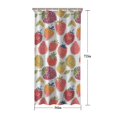 thumbnail image 5 of Colorful Strawberry Plants Fruit Leaf Shower Curtain 36"x72" ,Bathroom Decorative Shower Curtains Set with 12 Hooks,Modern Waterproof Washable Shower Curtain, 5 of 6