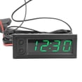 thumbnail image 1 of Car Clock Universal Automotive Digital Clock Green, 1 of 5