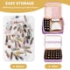 thumbnail image 2 of Funda organizadora de esmaltes de uñas CUBETASTIC extra grande, color morado, 2 of 9