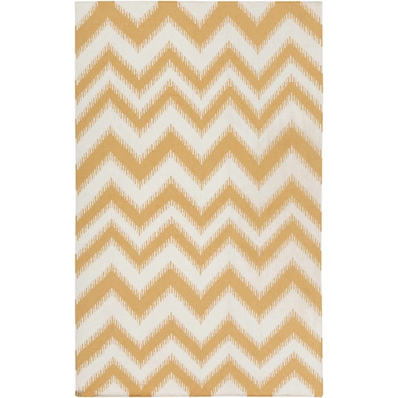 BoutiqueRugs Oran Bohemian, Transitional Area Rug - Mustard, Peach - 5' x 8'
