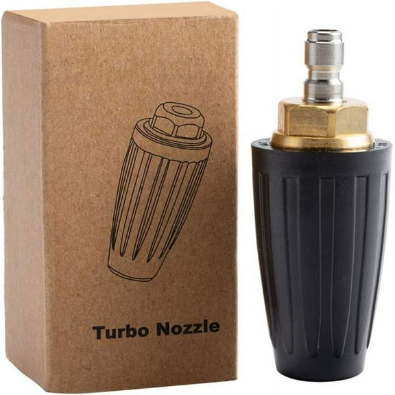 Pressure Washer Tips Turbo Nozzle Pressure Washer 4000 PSI Max Rotating Pressure Washer Nozzle with 1/4'' Quick Connect for Cleaning Brick, Concrete, and Vinyl Surfaces,4.0 GPM 4.0 Orifice
