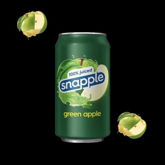 Snapple 100% Green Apple 11.5 Oz Cans Pack of 24 - Walmart.com