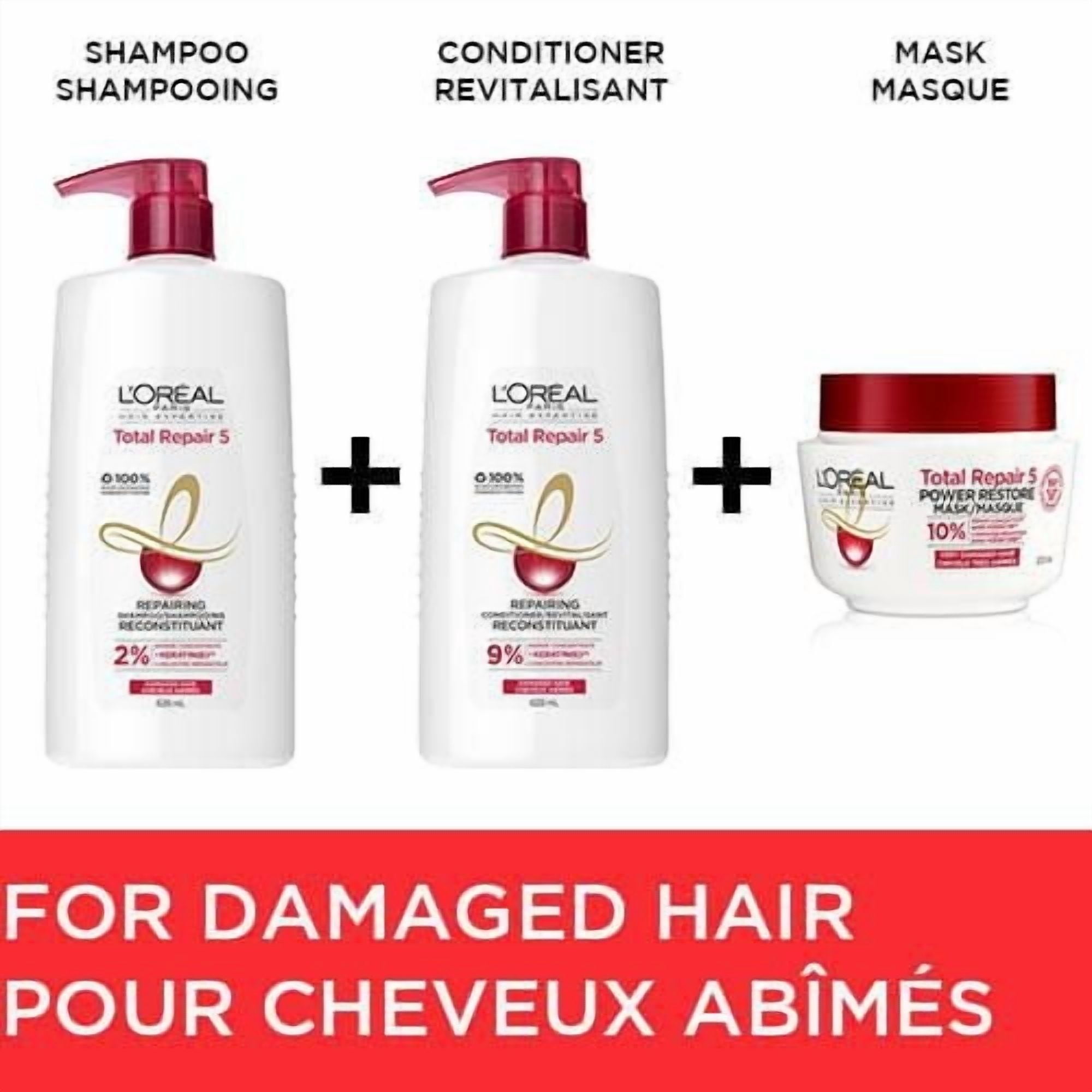 L'Oréal Paris Hair Expertise Total Repair 5 Masque Régénérant, 300 mL 300 ML