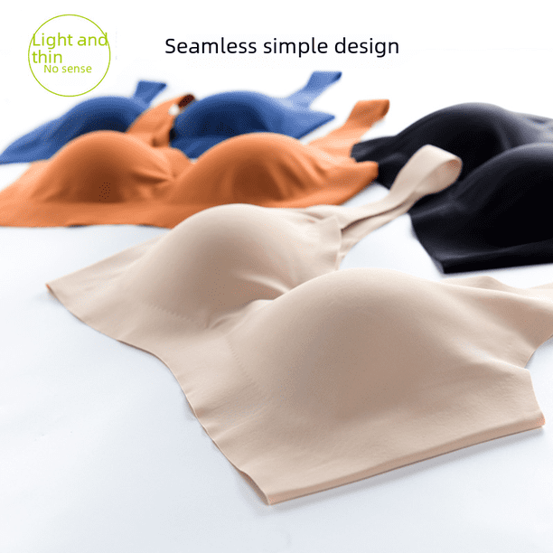 Camisón de seda de hielo sin costuras sin anillo de acero, chaleco deportivo para correr, ropa interior para mujer
