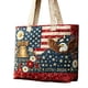 thumbnail image 2 of Bolso de Mano Acolchado Informal Del 250 Aniversario de Estados Unidos: Bolso de Hombro Conmemorativo con Interior Espacioso para El Trabajo, Las Compras y Las Salidas Diarias. Tejido Acolchado Durad, 2 of 7